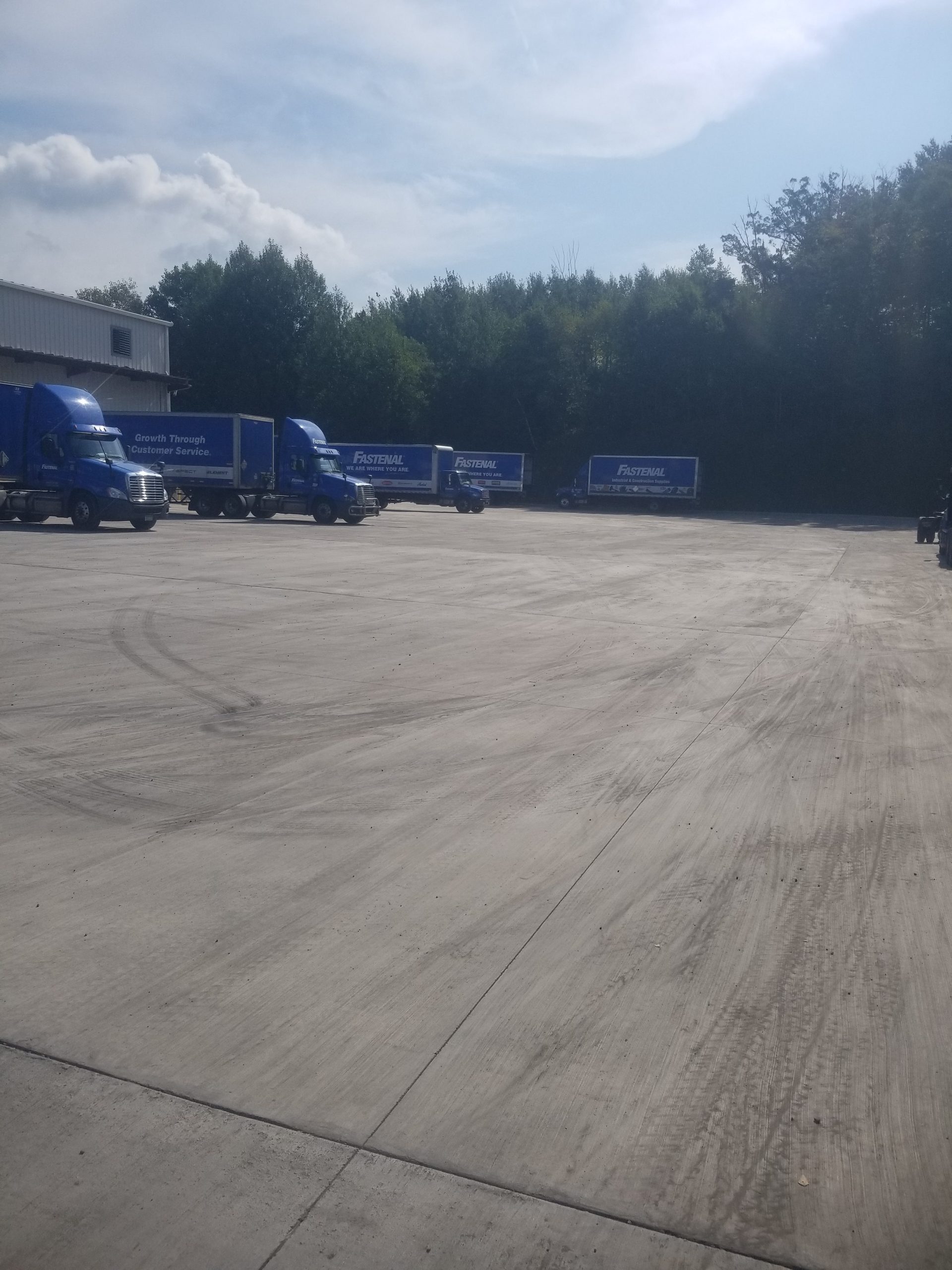 Heavy industrial construction site with Virbitsky Masonry concrete and masonry work